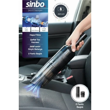 Sinbo SVC-8617 Şarjli Araç