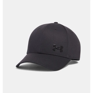 Under Armour Erkek Ua Sportstyle Metal Şapka UPF 50+ Koruma ile Ayarlanabilir Siyah Renk