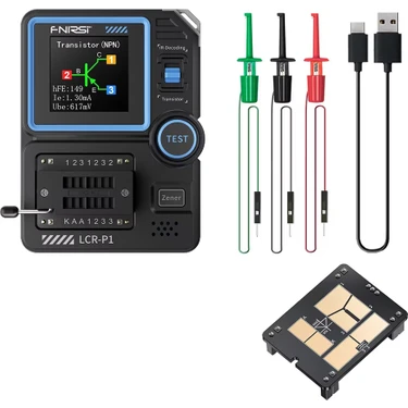 p1、p2、p7、p14、p15 Fnirsi LCR-P1 Çok Fonksiyonlu LCR Transistör Kondansatör Test