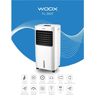 定価：16,500円 wake acy W THERMAL Woox Hava Soğutucu FL1803R 10000 BTU İyonizerli 65 Watt Fiyatı