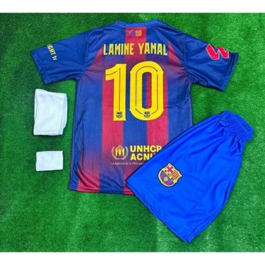 Legent Lady 2026 Barcelona Lamine Yamal Yeni Sezon Iç Saha Çocuk Forması 4'lü