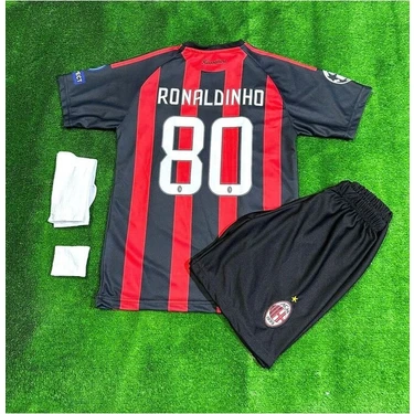 Legent Lady Efsane Milan Ronaldinho Çocuk Futbol Forması 4'lü