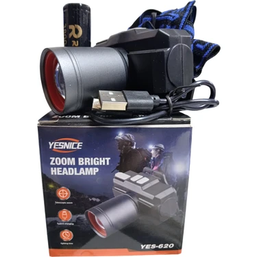 Yesnice YS-620 Profesyonel Kafa Lambası | 15W – 1500 Lümen – Fiyatı