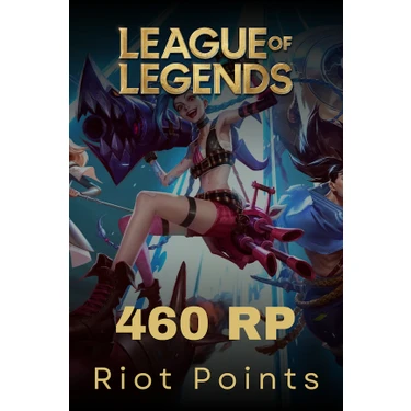Riot Games League Of Legends 460 Rp Riot Points