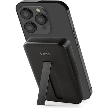 Ttec Recharger Pro M 10.000MAH Qi2 Sertifikalı / Magsafe Özellikli 15W Stantlı Taşınabilir Şarj