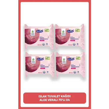 Alouette Islak Tuvalet Kağıdı Aloe Veralı 70'li Kategori: Tuvalet Kağıdı X4