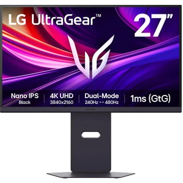 LG UltraGear 27G850A-B 27" 1ms 240Hz UHD 4K Nano IPS Gaming