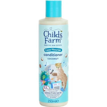 Childs Farm Kuru ve Kıvırcık Saçlar Için Hindistan Cevizi Özlü Çocuk Saç Krem