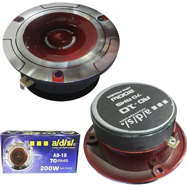 Ads Ad-10 Tweeter 10CM 200 Watt (Rms 70W) 2 Adet Fiyatı