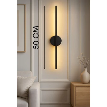 Hf Designer Pilli LED Duvar Apliği 50CM Modern Dekoratif