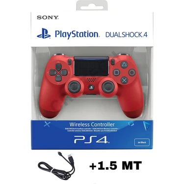 Crk Teknoloji Playstation Dualshock 4 Uyumlu V2 Ps4 Gamepad Yenilenmiş Oyun Kolu Pc + Ps4 ( 1.5mt