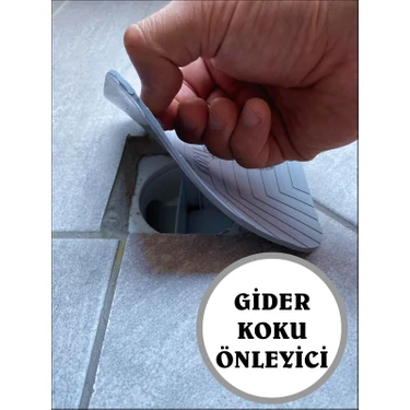 Cozley Gri Renk Kötü Koku Önleyici Silikon Mat Banyo Mutfak Lavabo Balkon Gider Tıpası Kapağı Böcek