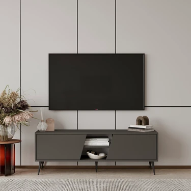Furnitt Home Roma Gri 120 cm TV Ünitesi (%100