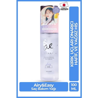 Cosmetex Roland Airy & Easy Glossy Oil Foam Saç Köpüğü 100 ML Hafif Yapı ile Parlaklık