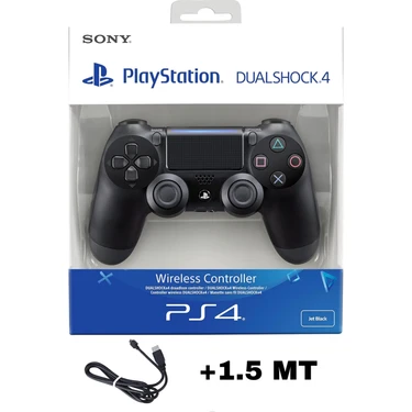 Crk Teknoloji Ps4 ve Pc Dualshock 4 V2 Gamepad Siyah Yeni Nesil Kol