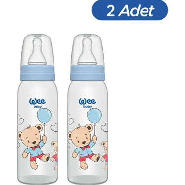 Wee Baby Klasik Pp Biberon 250 ml - Mavi (2'li