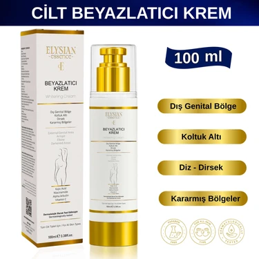 Elysian Essence Cilt Beyazlatıcı | Kararma Giderici Krem - Genital Bölge, Koltuk Altı, Bikini