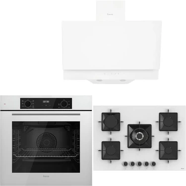 Ferre Icon Plus 75 Serisi 3lü Cam Ankastre Set