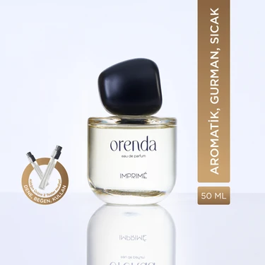 Imprime Orenda Edp Kadın Parfüm 50ML | Aromatik & Gurman | Vanilya, Kakao, Portakal, Bergamot,