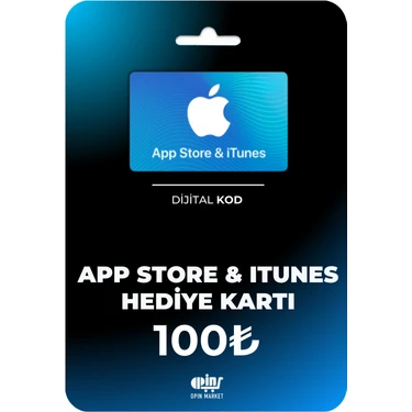 Opin Market App Store & Itunes Dijital Hediye Kodu