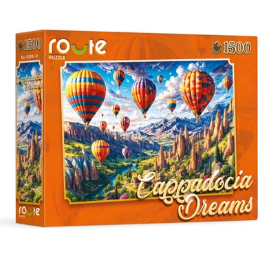 Route Puzzle 1500 Parça – Cappadocia Dreams | Kapadokya Balon Manzaralı
