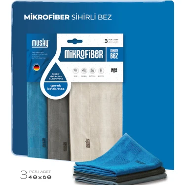 Musky Mikrofiber Sihirli Bez