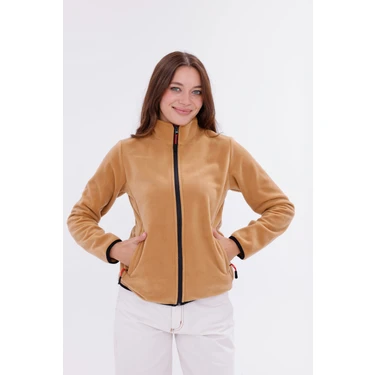 Monox Kadın Slim Fit Tam Fermuarlı Polar