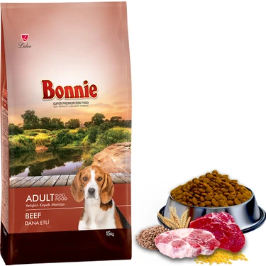 Bonnie Dana Etli Yetişkin Köpek Maması 15