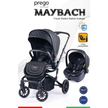 Prego Maybach İ-Size UV Tenteli Travel Sistem Bebek