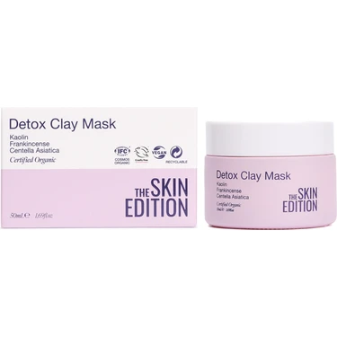 The Skin Edition 50 ml Kaolin Kil Maskesi Vegan Özellikli Tüm Cilt Tiplerine
