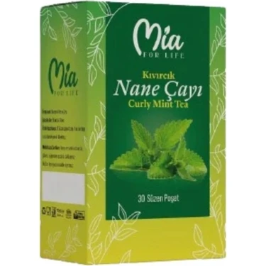 Mia For Life Kıvırcık Nane Çayı 30 Süzen Poşet Ferahlatıcı Lezzet Ve Doğal