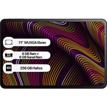 Tcl Tab 11 Gen2 6 GB (+6 GB Sanal Ram) 256 GB Wuxga 11"