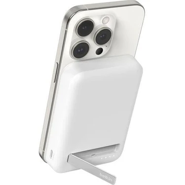 Belkin BPD007BTWT Boostcharge Qi2 15W 8k Magsafe Uyumlu Kablosuz Powerbank –