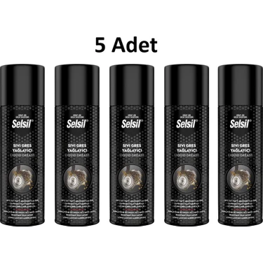 Selsil Sıvı Gres Yağlama Spreyi 500ML 5