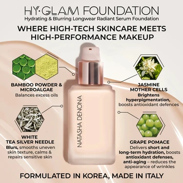 Natasha Denona HYGLAM ファンデーション R2 Natasha Denona Hy-Glam Foundation - Fondöten R2 (30 Ml) Fiyatı