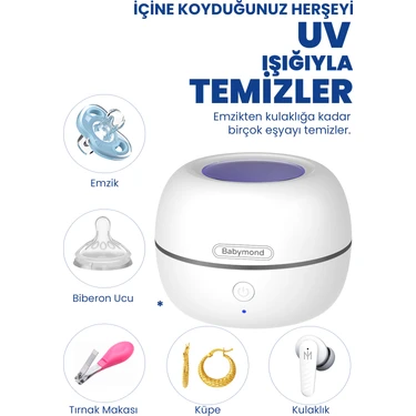Babymond Cleanaura Ultraviyole Şarj Edilebilir Temizlik Cihazı - Mikrobiyoloji