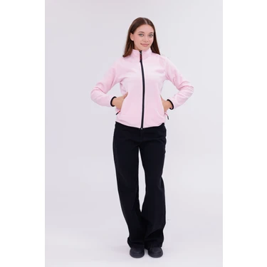 Monox Kadın Slim Fit Tam Fermuarlı Polar