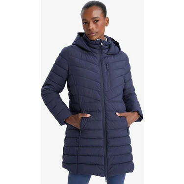DeFacto Su İtici Regular Fit Kapüşonlu Şişme Parka Mont