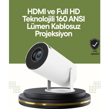 İlanib Ticaret HDMI ve USB Girişli Uzun Ömürlü Ampullü