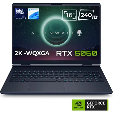 Dell Alienware 16X Aurora AC16251 Ultra 9 275HX 16GB 2tb SSD 8gb RTX5060 115W 16 Wqxga 240Hz
