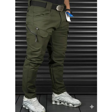ADV Store Unısex Softshell Su Dayanıklı ve Rüzgar Geçirmez Içi Polarlı Kışlık Taktik