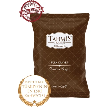 Tahmis Kahvesi 100 gr Türk Kahvesi Özel Kavrulmuş ve Yoğun Aroma ile Geleneksel