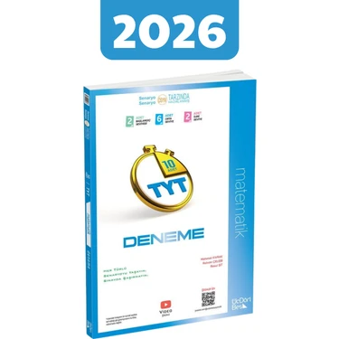 345 Yayınları 2026 10'lu Matematik Deneme - Güncel Baskı Üniversite Hazırlık İçin TYT