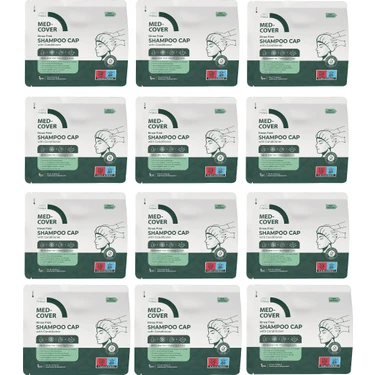 Med-Cover Shampoocap Saç Yıkama Bonesi x 12