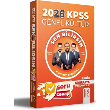 Benim Hocam Yayınları Benim Hocam 2026 KPSS Genel Kültür Soru Cevap Tarih Coğrafya Vatandaşlık