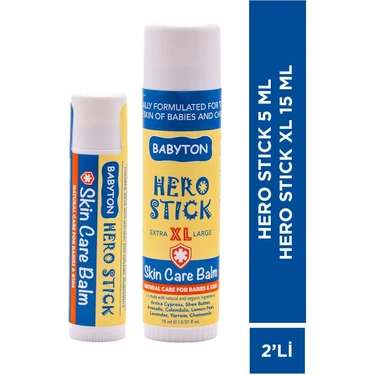Babyton Set Hero Stick 5 ml - Hero Stick Xl 15