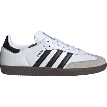 Adidas Samba Og B75806 Günlük Spor Ayakkabı Beyaz Siyah Taban Tipi Kaydırmaz Malzeme