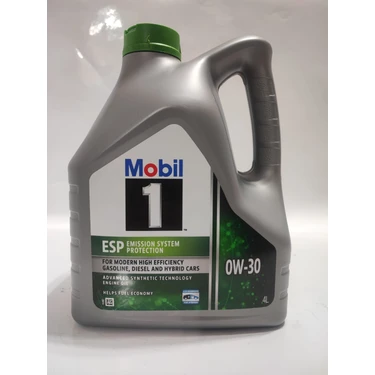 Mobil 1 ESP 0W-30 4L エンジンオイル Mobil 1 Esp 0W-30 Tam Sentetik Motor Yağı 4 Litre Üretim : Fiyatı