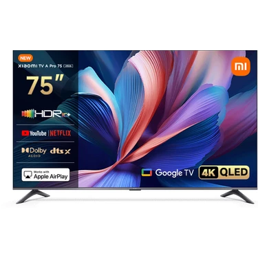 Xiaomi  A Pro 75 2026 - 4K Ultra HD Google Smart Uydu Alıcılı QLED