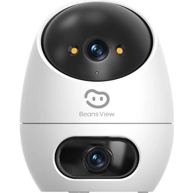 Beans View D220 2K + 2K | Akıllı İç Mekan Wifi IP Güvenlik Kamerası | 360° Hareket Takibi | Renkli